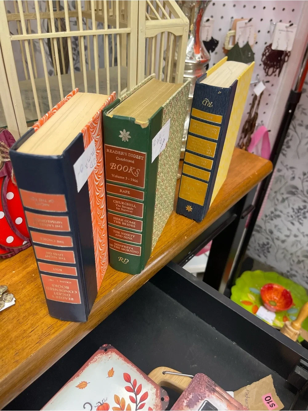 Reader's Digest Decorative Hardcover Notebook Set in Navy, Green, Yellow